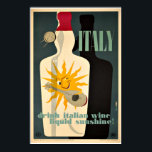Italië Liqueur Alcohol Wine Art Deco Poster<br><div class="desc">Een reproductie-afdruk van een adverteren poster voor een Italiaans poster van de Retro Art Deco van Alcohol. Digitaal gerenoveerd om de originele kleuren uit te brengen,  zelfs beter en zo vele onvolkomenheden te bevestigen mogelijk.</div>
