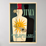 Italië Liqueur Alcohol Wine Art Deco Poster<br><div class="desc">Een reproductie-afdruk van een adverteren poster voor een Italiaans poster van de Retro Art Deco van Alcohol. Digitaal gerenoveerd om de originele kleuren uit te brengen,  zelfs beter en zo vele onvolkomenheden te bevestigen mogelijk.</div>