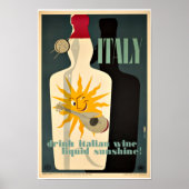 Italië Liqueur Alcohol Wine Art Deco Poster (Voorkant)