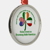 Italië Little Irish Metalen Ornament (Rechts)