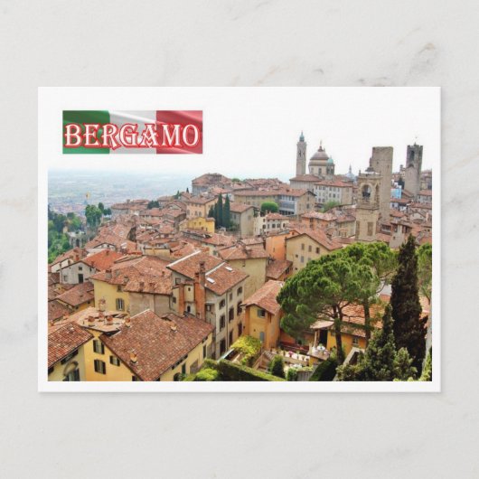 Italië - Lombardije - Bergamo - Briefkaart (Voorkant)