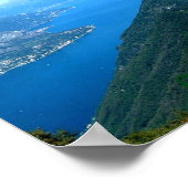 Italië - Lombardije - Como - Uitzicht van het Como Poster (Hoek)
