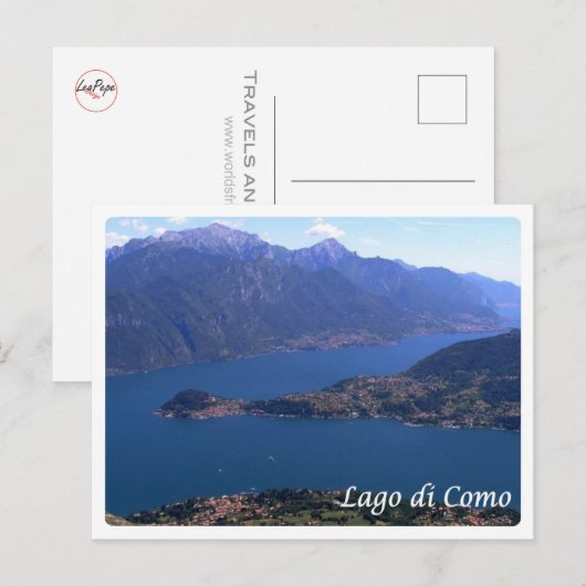 Italië - Lombardije - Comomeer - Briefkaart (Voorkant / Achterkant)