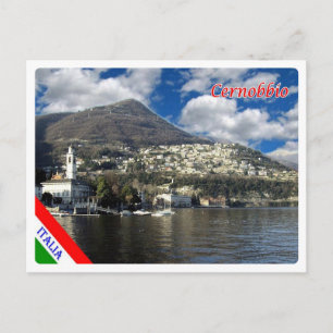Italië - Lombardije - Comomeer - Cernobbio - meer  Briefkaart