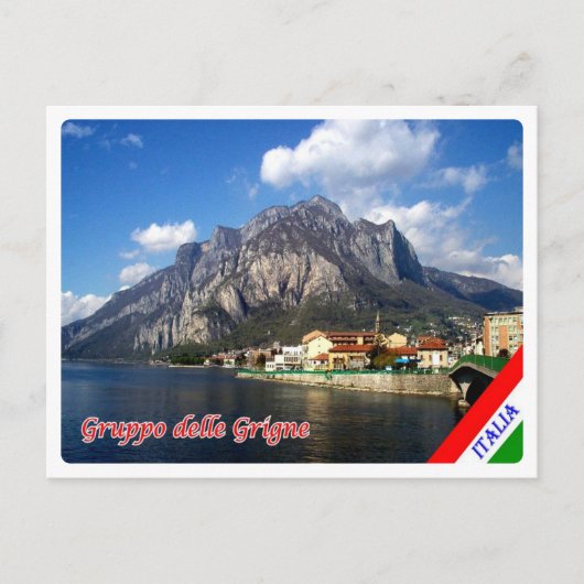 Italië - Lombardije - Comomeer - Gruppo delle Grig Briefkaart (Voorkant)