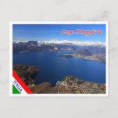 Italië - Lombardije - Maggiore - meer - Briefkaart (Voorkant)