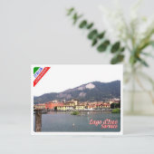 Italië - Lombardije - meer van Iseo - Sarnico - Briefkaart (Staand voorkant)