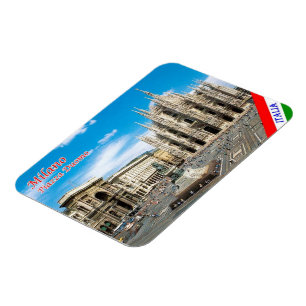 Italië - Lombardije - Milaan - Duomo Square - Magneet