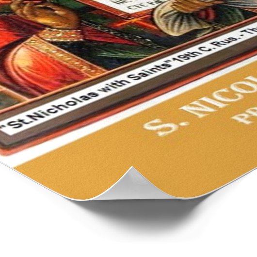 Italië - Lombardije - San Nicola di Mira - Poster (Hoek)