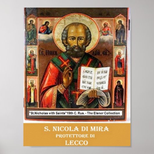 Italië - Lombardije - San Nicola di Mira - Poster (Voorkant)