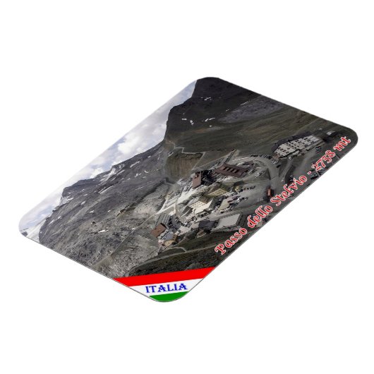 Italië - Lombardije - Stelvio Pass - Magneet (Linkerzijde)