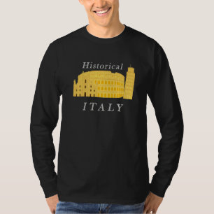 Italië Loontoren Pisa Colosseum Rome Milaan C T-shirt