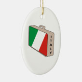Italië Luggage Keramisch Ornament (Rechts)