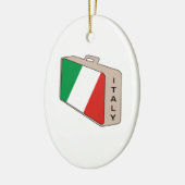 Italië Luggage Keramisch Ornament (Links)
