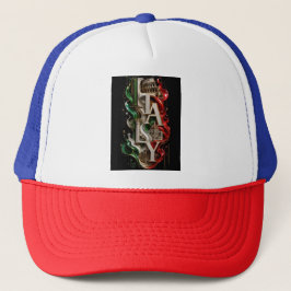 Italië Luxe Marmer Typografie 3D Trucker Pet