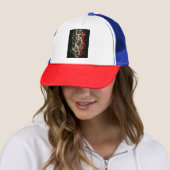 Italië Luxe Marmer Typografie 3D Trucker Pet (In situ)