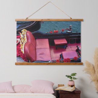 Italië Luxe Venetiaanse Gondel Hangend Wandkleed
