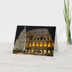 Italië Magazine Kerst Kaart - Colosseum