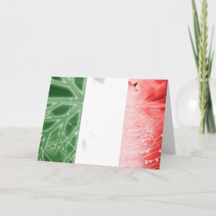 Italië Magazine Kerst Kaart - Vlag