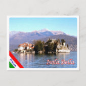 Italië - Maggiore - Isola Bella - meer - Briefkaart (Voorkant)