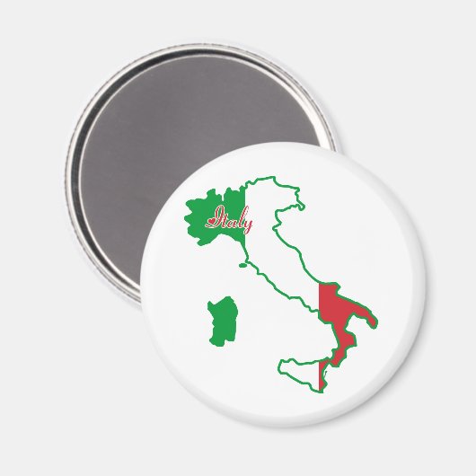 Italië Magneet (Voorkant / Achterkant)