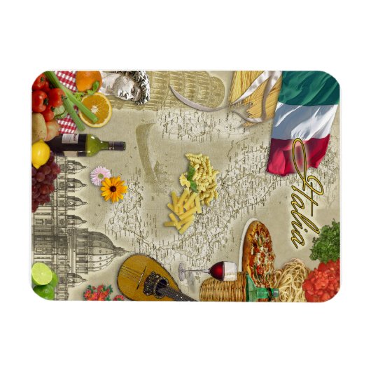 Italië Magneet (Horizontaal)