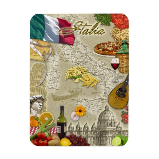 Italië Magneet (Verticaal)