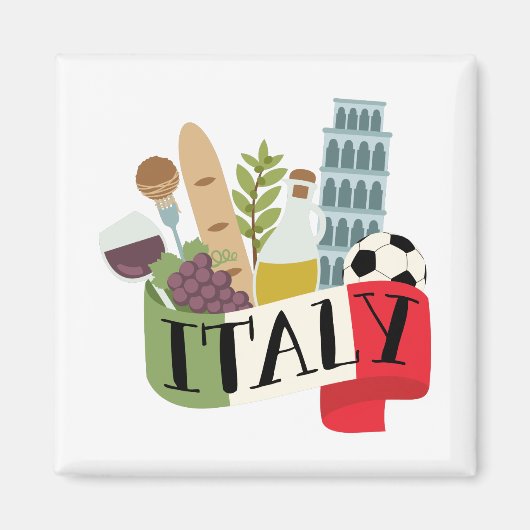 Italië Magneet (Voorkant)