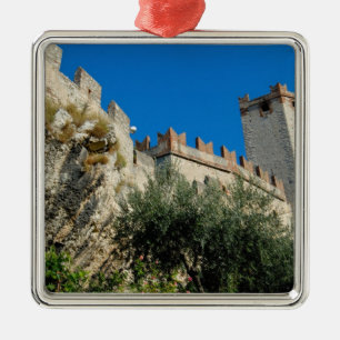 Italië, Malcesine, Gardameer, Kasteel Scaligero Metalen Ornament