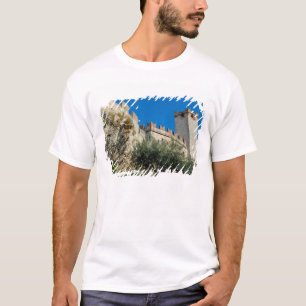 Italië, Malcesine, Gardenmeer, Castle Scaligero T-shirt