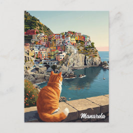 Italië Manarola Cinqua Terra Briefkaart