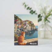 Italië Manarola Cinqua Terra Briefkaart (Staand voorkant)