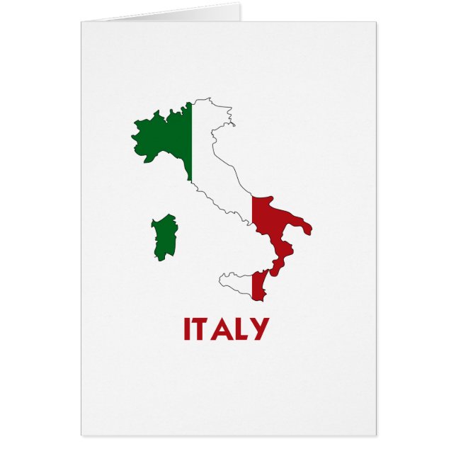 ITALIË MAP (Voorkant)