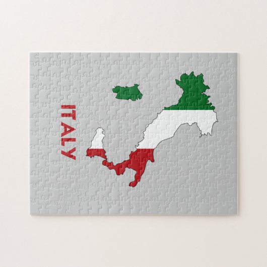 ITALIË MAP LEGPUZZEL (Horizontaal)