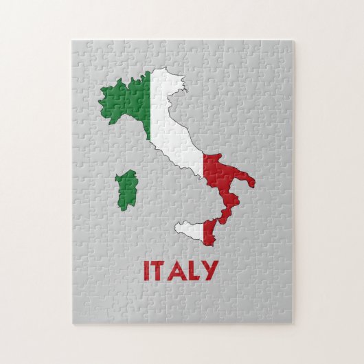 ITALIË MAP LEGPUZZEL (Verticaal)