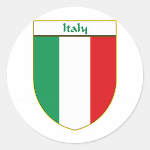 Italië Marktschild Ronde Sticker