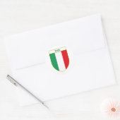 Italië Marktschild Ronde Sticker (Envelop)