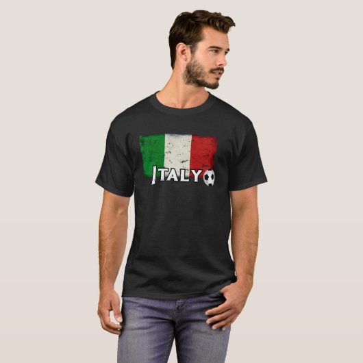 italië : marokkerventilatoren houden van Italiaans T-shirt (Voorkant volledig)