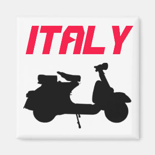 Italië met scooter magneet
