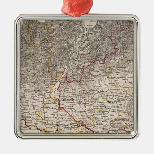 Italië Metalen Ornament (Voorkant)