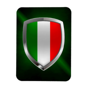 Italië Metallic Emblem Magneet