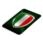 Italië Metallic Emblem Magneet (Linkerzijde)