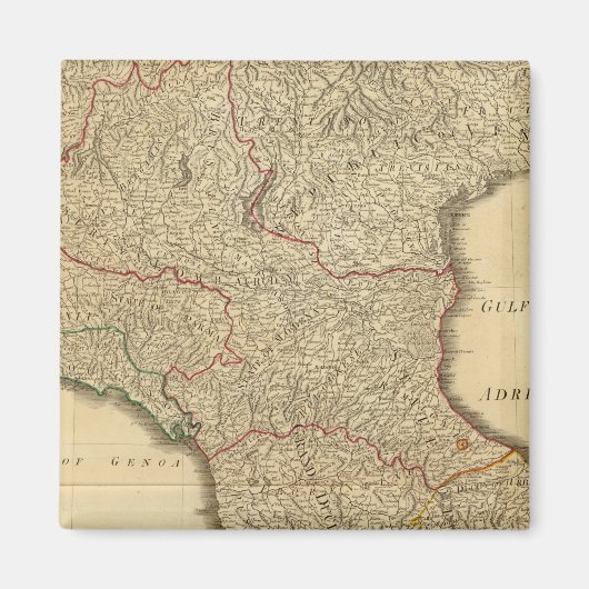 Italië midden, boven magneet (Voorkant)