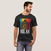 Italië Milaan - Cathedral Dom de Milaan T-shirt (Voorkant volledig)
