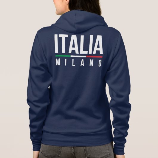 Italië Milaan Hoodie (Achterkant)