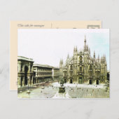  Italië, Milanese kathedraal Briefkaart (Voorkant / Achterkant)