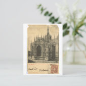  Italië, Milano, Duomo 1900 Briefkaart (Staand voorkant)