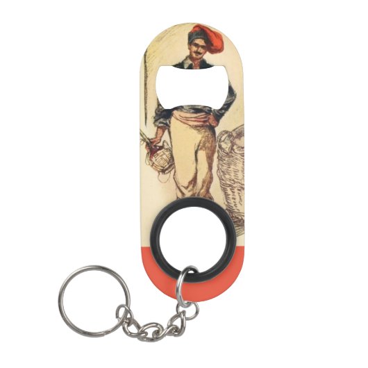 " Italië" Mini Flessenopener (Voorkant)