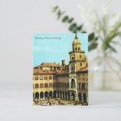 Italië, Modena, Piazza Grande Briefkaart (Staand voorkant)