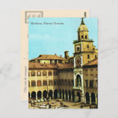 Italië, Modena, Piazza Grande Briefkaart (Voorkant / Achterkant)